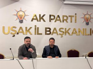 AK Parti Uşak İl Başkanlığı haftalık toplantılarına devam ediyor