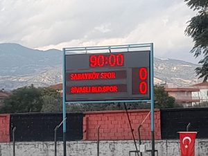 Sivaslı Belediyespor ve Sarayköyspor maç sonucu beraberlikle sonuçlandı