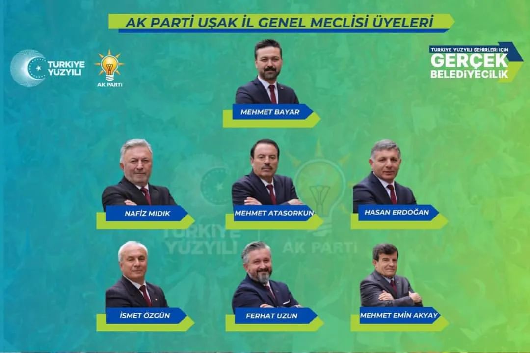 Uşak Ak Parti İl Genel Meclisi Üyesi adayları belli oldu